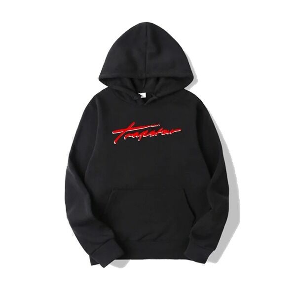 Bluza z kapturem Trapstar w Kolorze Czerwono-Czarnym